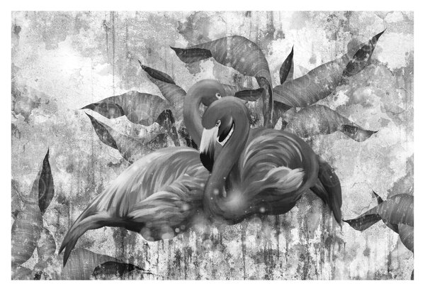 Slika - grafit flamingo (90x60 cm)