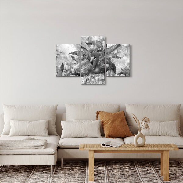 Slika - grafit flamingo (90x60 cm)