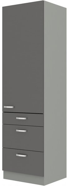 Zondo.hr Kuhinjski ormarić za namirnice Gonir 60 Dkom 210 3S 1F (siva + siva ). 1032723