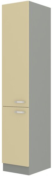 Zondo.hr Kuhinjski ormarić za namirnice Kelyn 40 DK 210 2F (krem sjajna + siva). 1032759