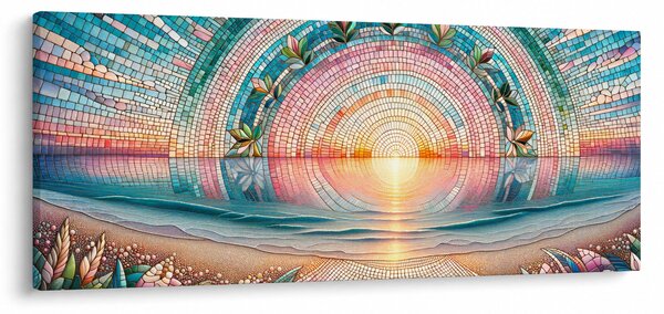 Slika – Mozaik zalaska sunca (120x50 cm)
