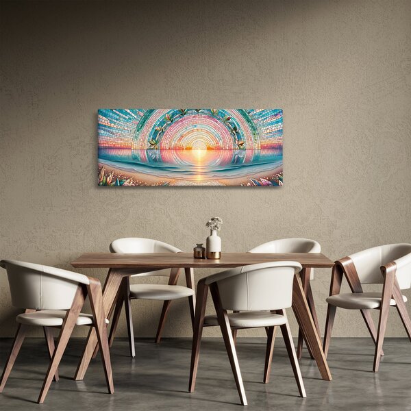 Slika – Mozaik zalaska sunca (120x50 cm)