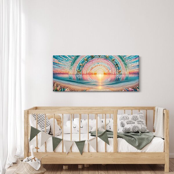 Slika – Mozaik zalaska sunca (120x50 cm)