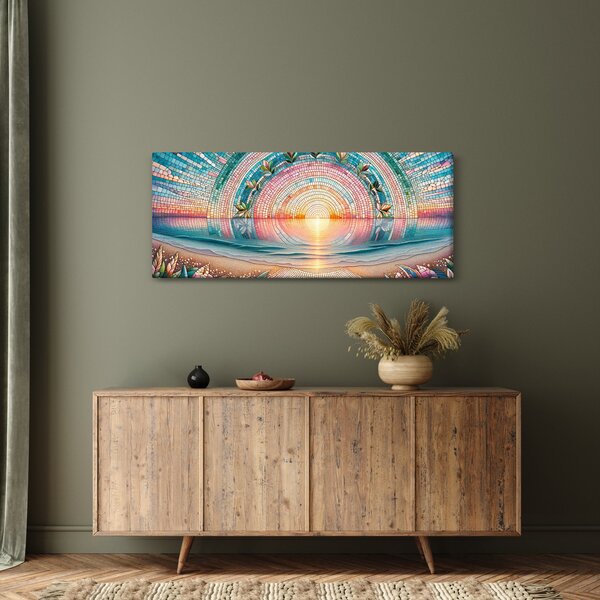 Slika – Mozaik zalaska sunca (120x50 cm)