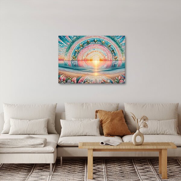 Slika – Mozaik zalaska sunca (70x50 cm)