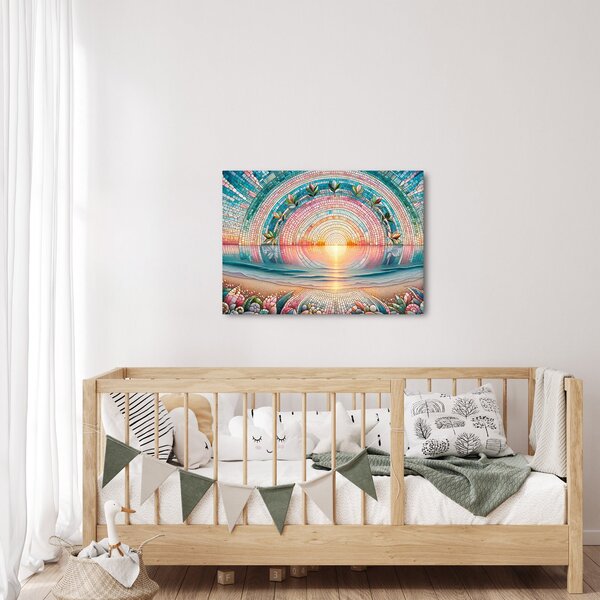Slika – Mozaik zalaska sunca (70x50 cm)