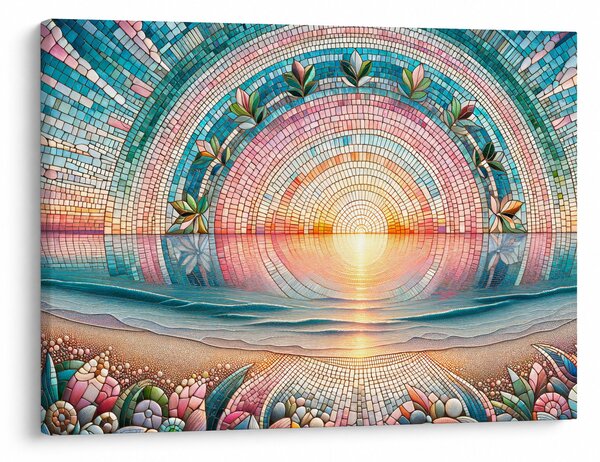 Slika – Mozaik zalaska sunca (70x50 cm)