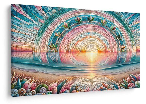 Slika – Mozaik zalaska sunca (90x60 cm)
