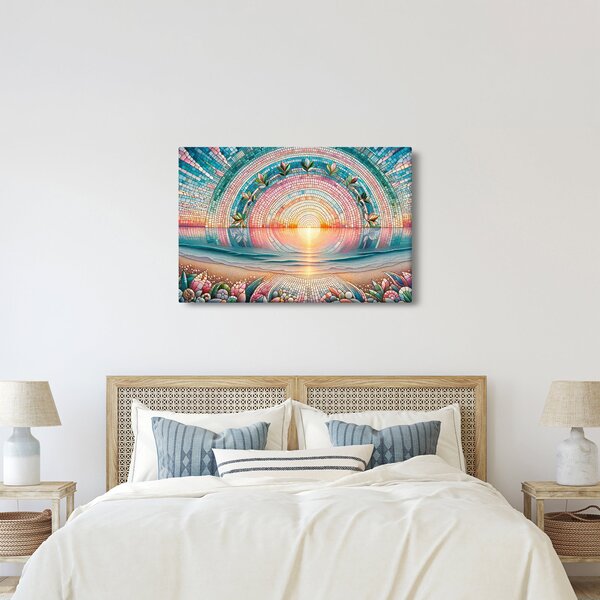 Slika – Mozaik zalaska sunca (90x60 cm)