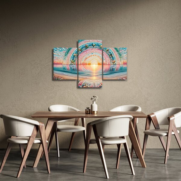 Slika – Mozaik zalaska sunca (90x60 cm)