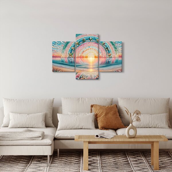 Slika – Mozaik zalaska sunca (90x60 cm)