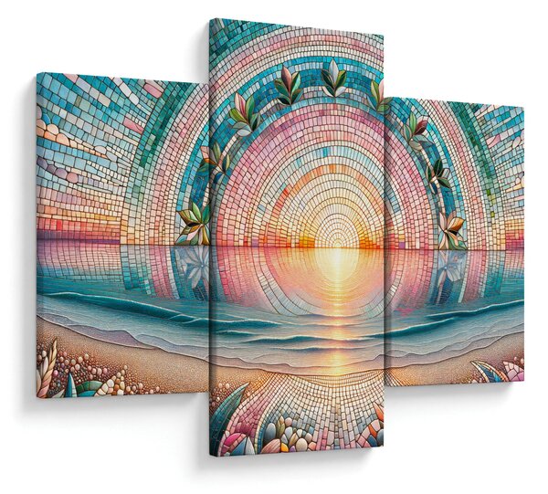 Slika – Mozaik zalaska sunca (90x60 cm)