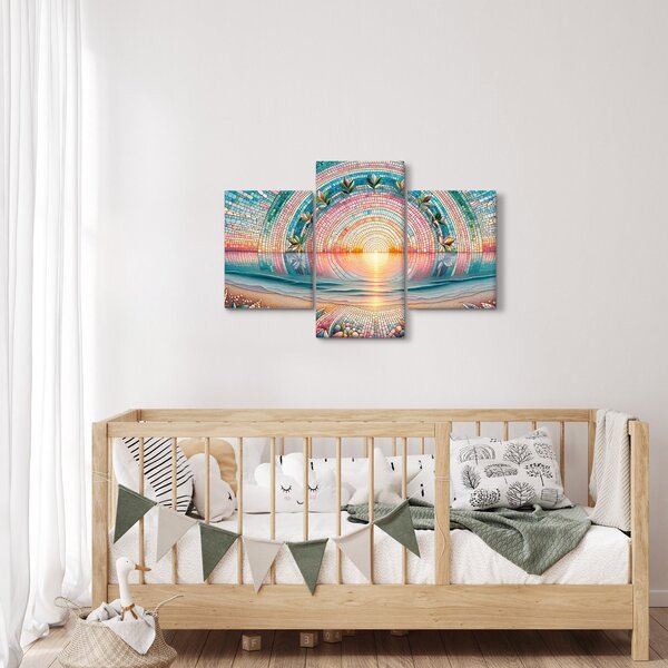 Slika – Mozaik zalaska sunca (90x60 cm)