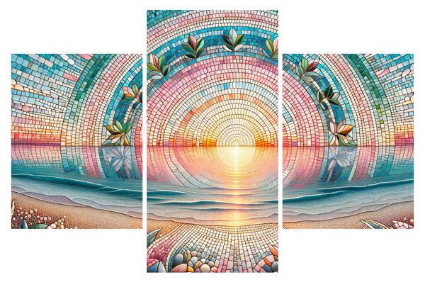 Slika – Mozaik zalaska sunca (90x60 cm)
