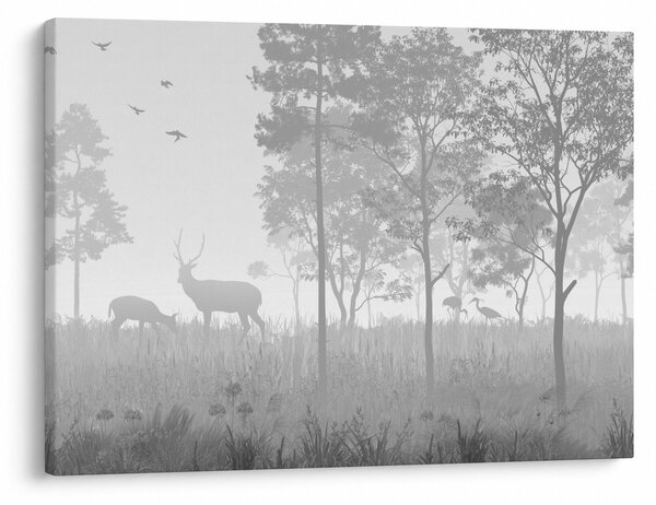 Slika - Livada sa jelenima (70x50 cm)