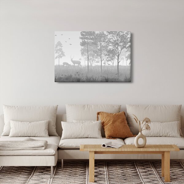 Slika - Livada sa jelenima (90x60 cm)