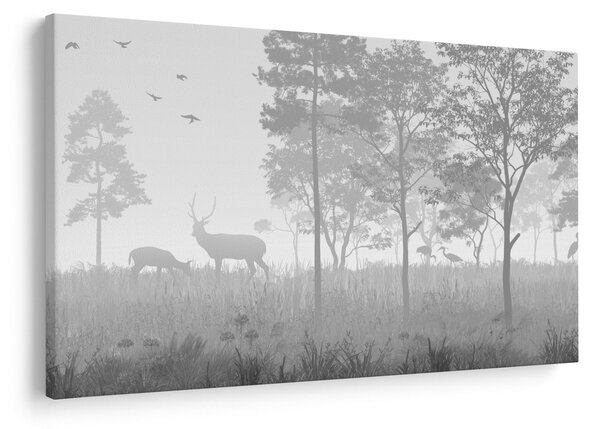 Slika - Livada sa jelenima (90x60 cm)