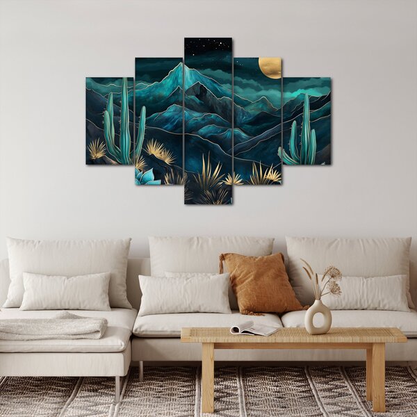 Slika - Tirkizna noć (150x105 cm)
