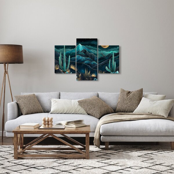 Slika - Tirkizna noć (90x60 cm)