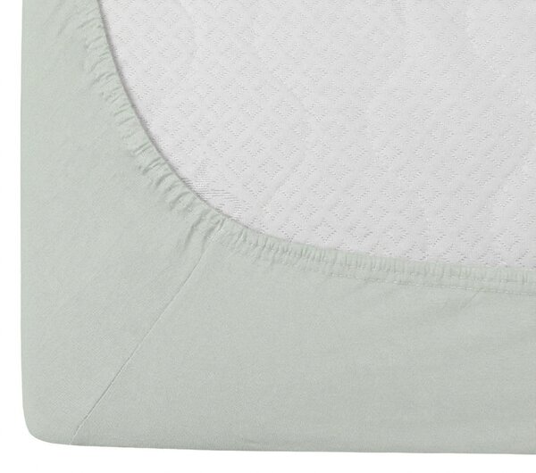 Jersey plahta svijetlo mentol 90 x 200 cm