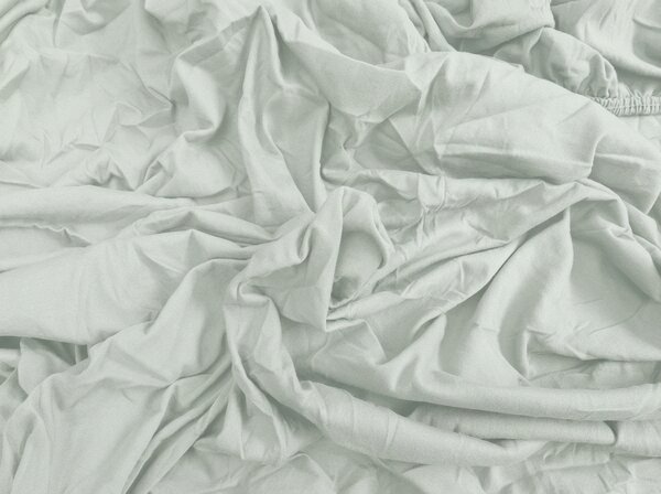 Jersey plahta svijetlo mentol 90 x 200 cm