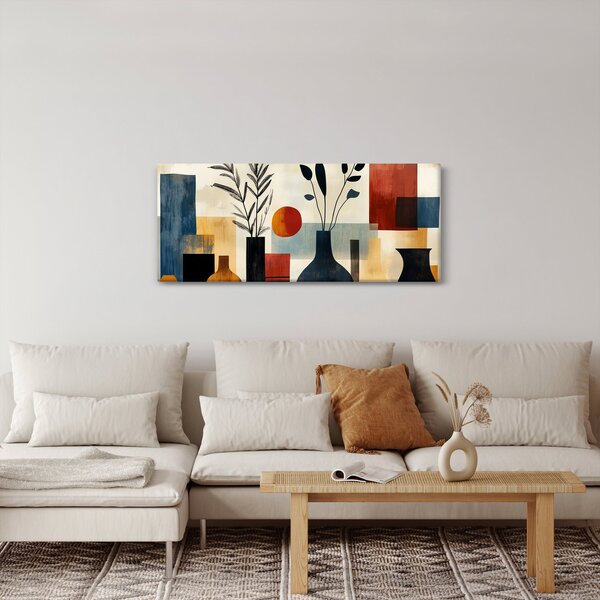 Slika - Kubističke vaze (120x50 cm)