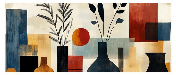 Slika - Kubističke vaze (120x50 cm)