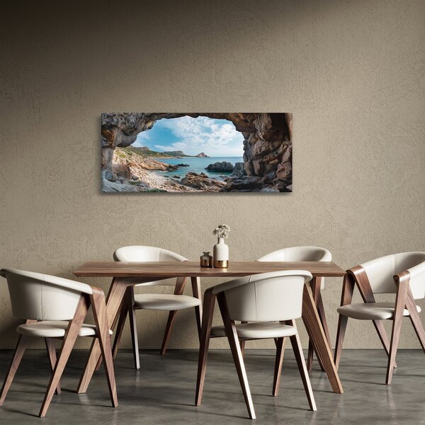 Slika - Špilja uz more (120x50 cm)