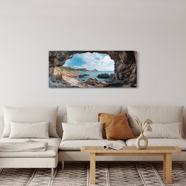 Slika - Špilja uz more (120x50 cm)