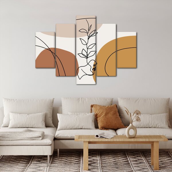 Slika - Boho oblici (150x105 cm)