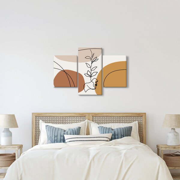 Slika - Boho oblici (90x60 cm)