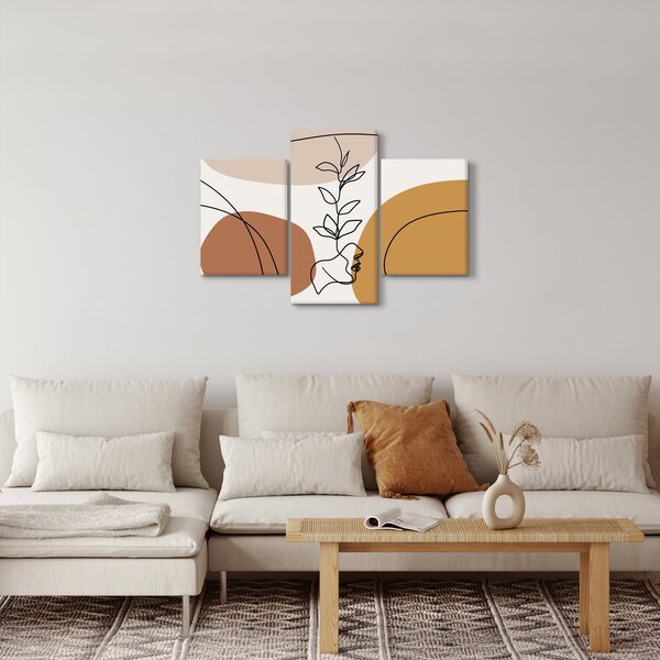 Slika - Boho oblici (90x60 cm)