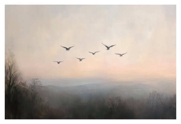 Slika - Jato ptica (90x60 cm)