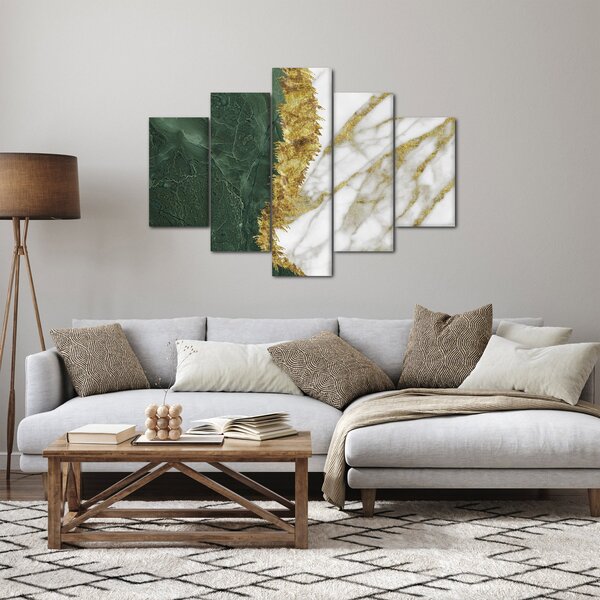 Slika - Zeleni mramor N⁰1 (150x105 cm)