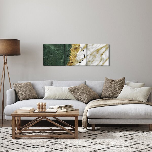 Slika - Zeleni mramor N⁰1 (sa satom) (90x30 cm)