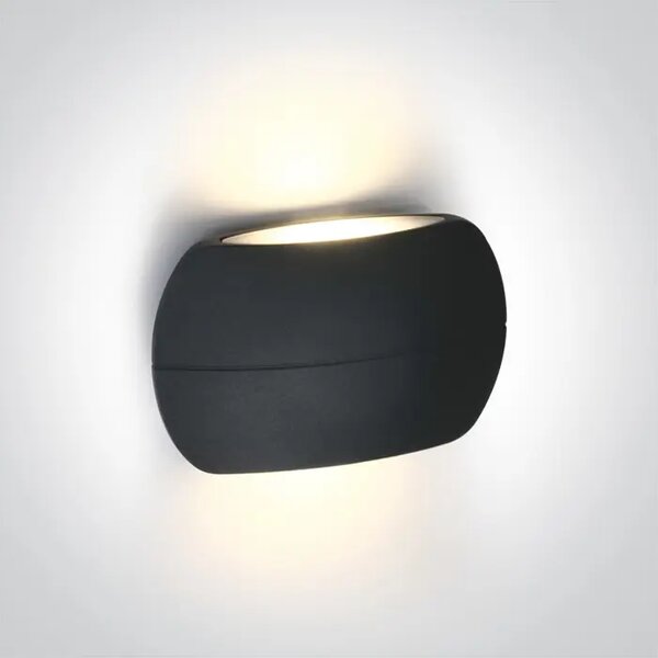 ZIDNA SVJETILJKA LED/2×3W/3000K/2x210lm/230V/IP54 ANTRACIT DM67378/AN/W#