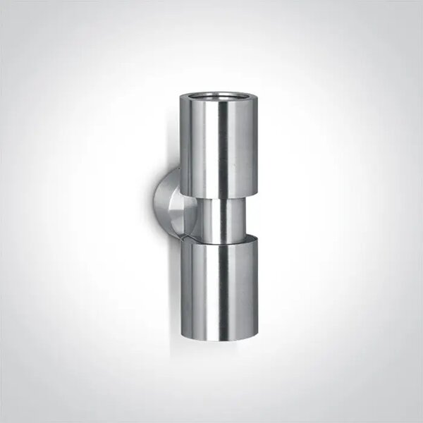 ZIDNA LAMPA 2x35W/GU-10 IP54 ALUMINIJ DM67160/AL#