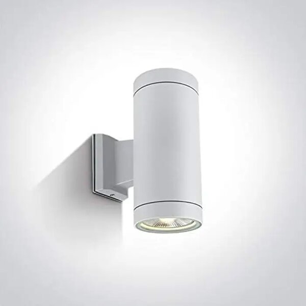 ZIDNA SVJETILJKA 2×E27/75W/PAR30/230V IP54 BIJELA DM67132/W#