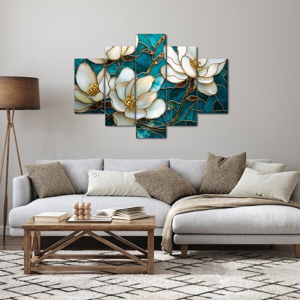 Slika - Vitraj s magnolijom (150x105 cm)