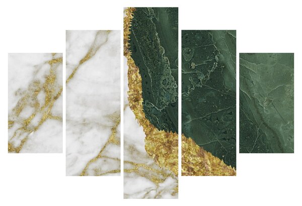 Slika - Zeleni mramor N⁰3 (150x105 cm)