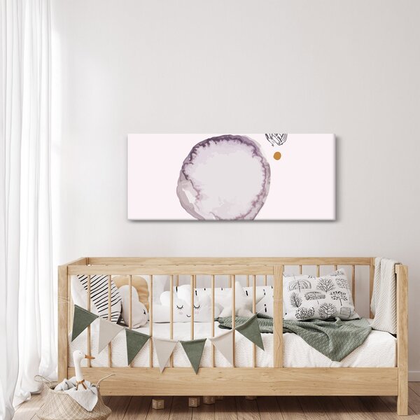 Slika - Ljubičasti minimalizam N⁰4 (120x50 cm)