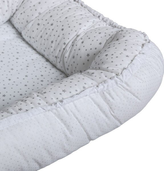 Magic Baby gnijezdo za bebe Ton Ton / Stars Dots, podesivo, 100% pamuk, OEKO-TEX®