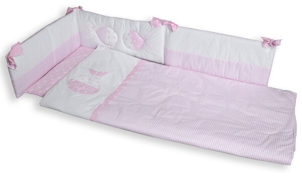 Magic Baby komplet posteljine Ribice 4-dijelni, 120x60/130x65 cm, 100% pamuk