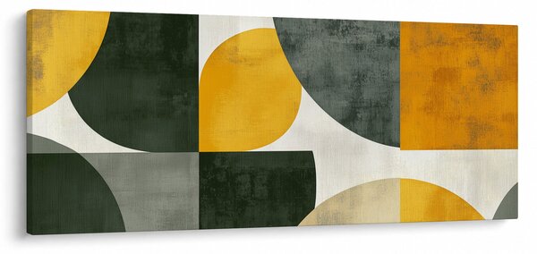 Slika - Apstrakcija u maslinastoj boji (120x50 cm)
