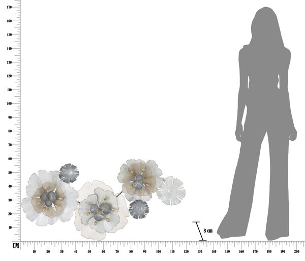 Zidni ukras Flowery