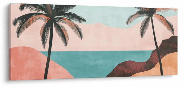 Slika - Palme uz more (120x50 cm)