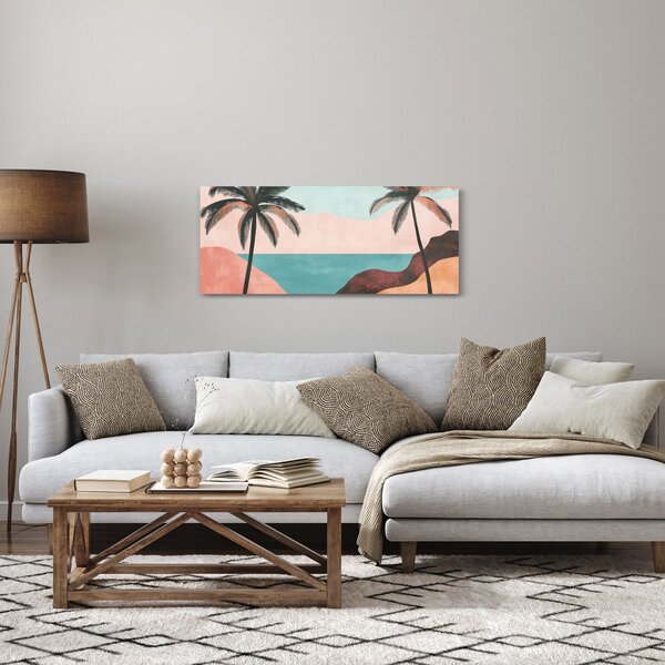 Slika - Palme uz more (120x50 cm)