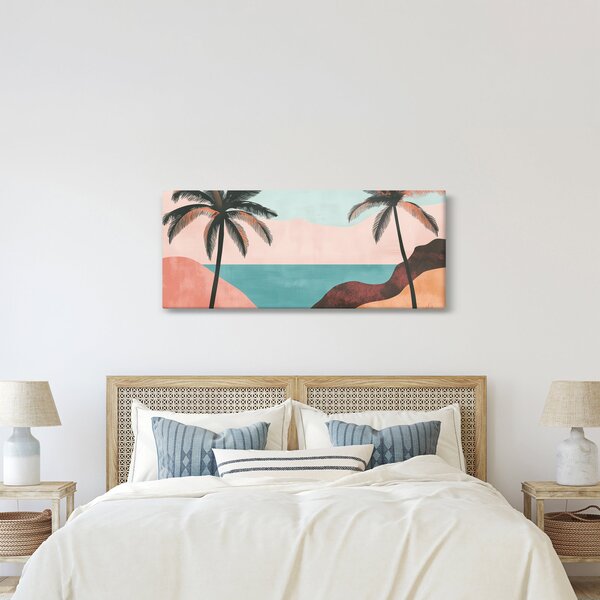 Slika - Palme uz more (120x50 cm)