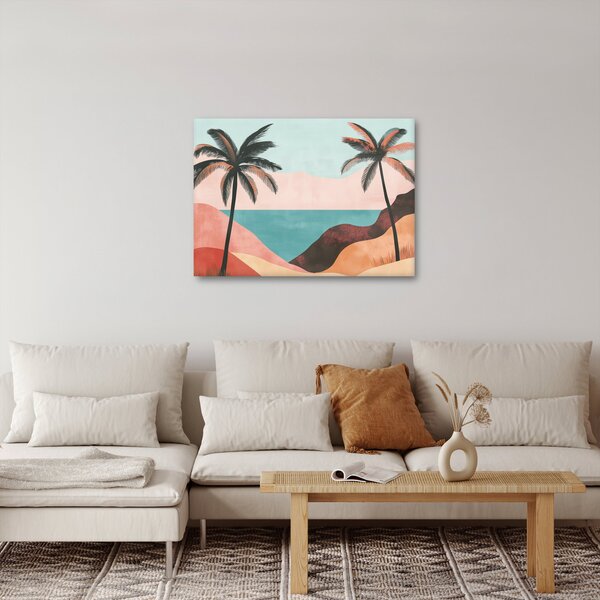 Slika - Palme uz more (70x50 cm)
