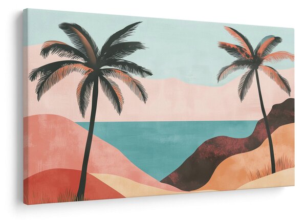 Slika - Palme uz more (90x60 cm)